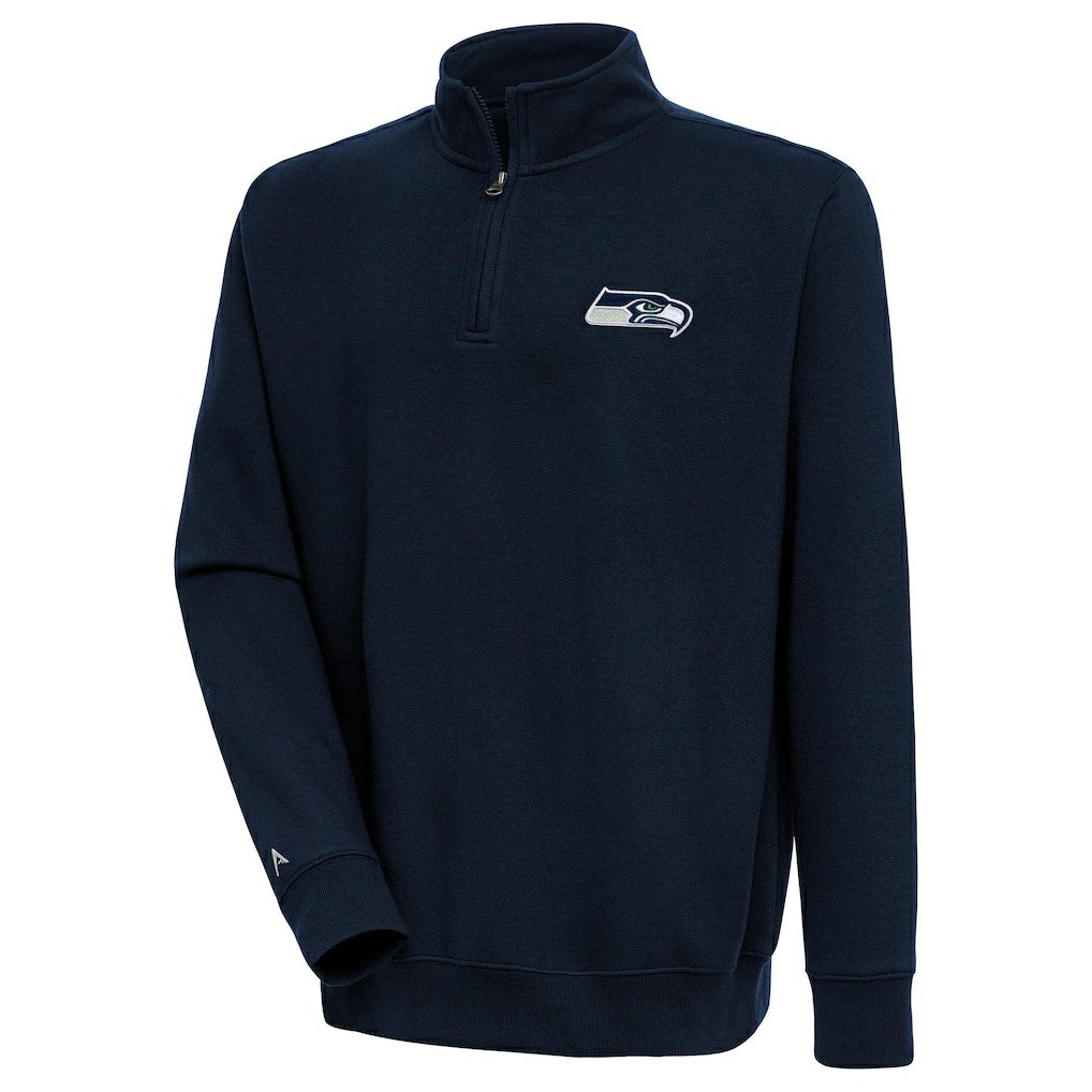 Antigua Victory Quarter-Zip Pullover Top - Seattle Seahawks Pullover