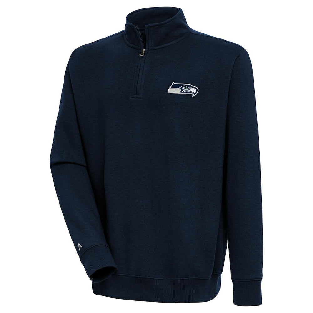 Antigua Victory Quarter-Zip Pullover Top - Seattle Seahawks Pullover