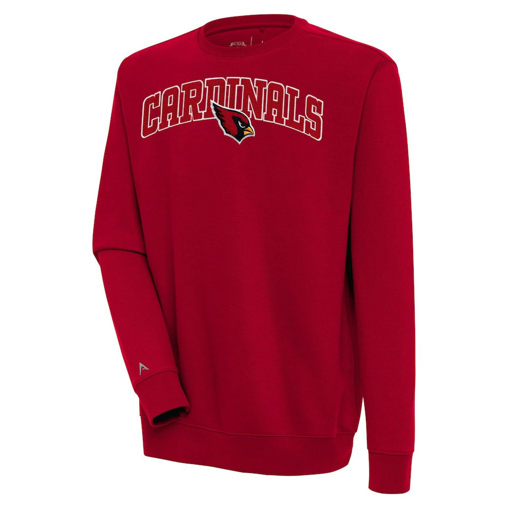 Antigua Victory Chenille Pullover Sweatshirt - Arizona Cardinals Pullover