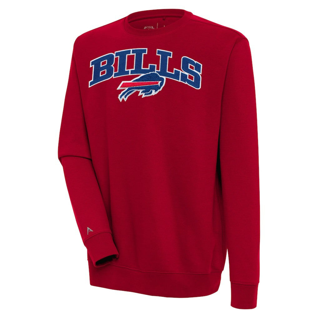 Antigua Victory Chenille Pullover Sweatshirt - Buffalo Bills Pullover