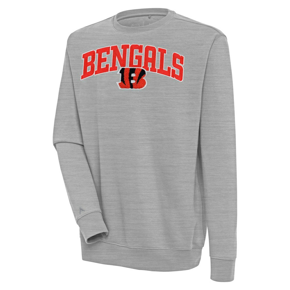 Antigua Victory Chenille Pullover Sweatshirt - Cincinnati Bengals Pullover