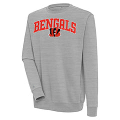 Antigua Victory Chenille Pullover Sweatshirt - Cincinnati Bengals Pullover