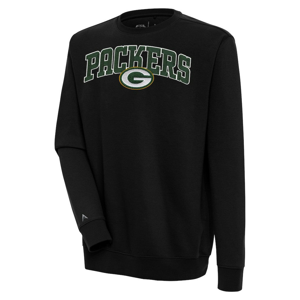 Antigua Victory Chenille Pullover Sweatshirt - Green Bay Packers Pullover