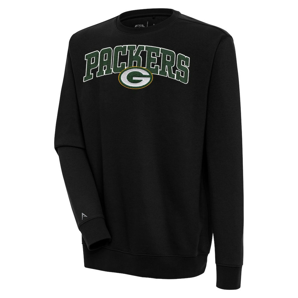 Antigua Victory Chenille Pullover Sweatshirt - Green Bay Packers Pullover