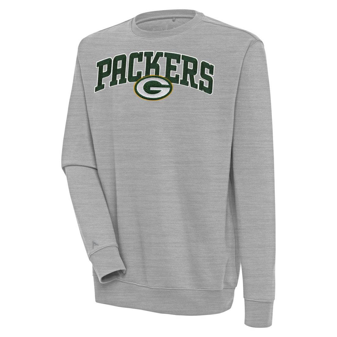 Antigua Victory Chenille Pullover Sweatshirt - Green Bay Packers Pullover