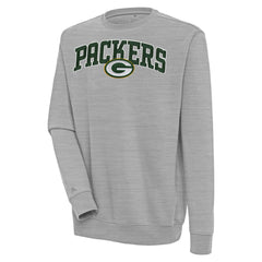 Antigua Victory Chenille Pullover Sweatshirt - Green Bay Packers Pullover