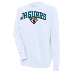 Antigua Victory Chenille Pullover Sweatshirt - Jacksonville Jaguars Pullover