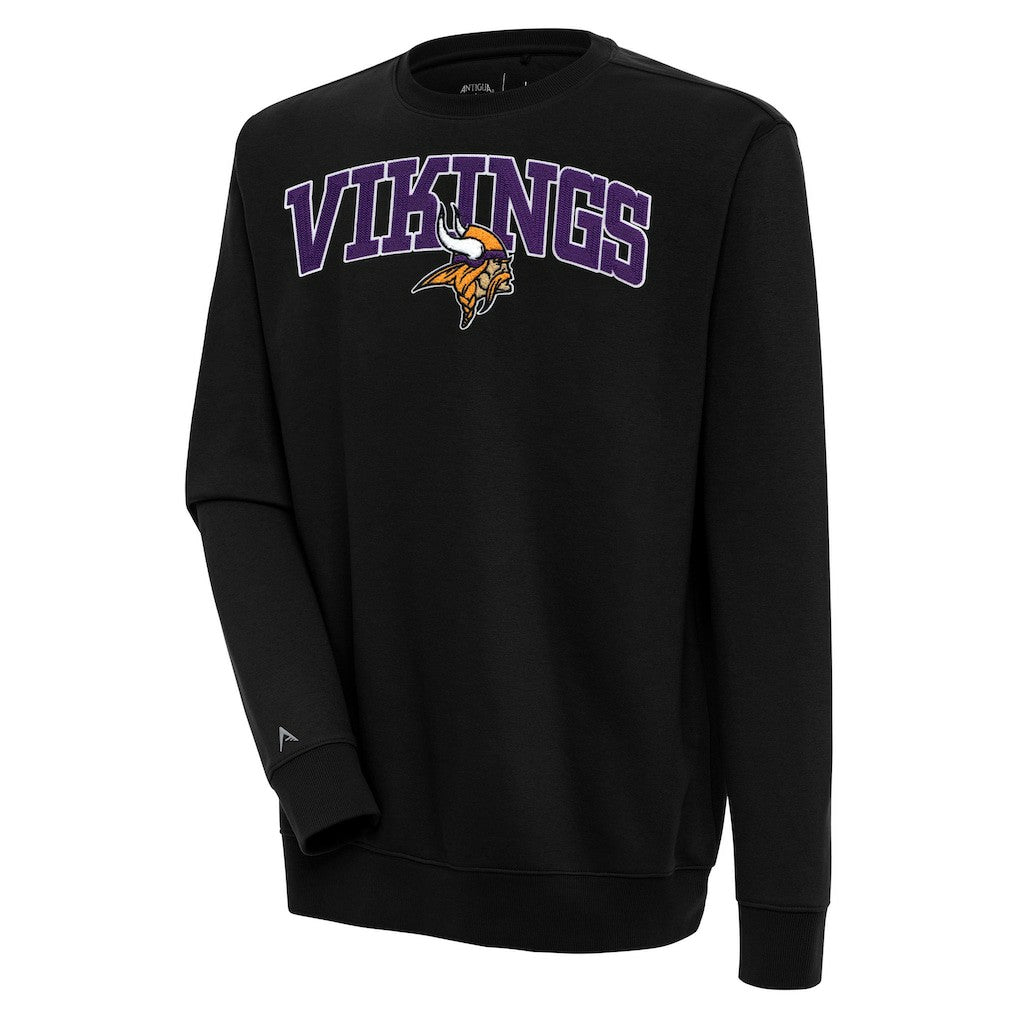 Antigua Victory Chenille Pullover Sweatshirt - Minnesota Vikings Pullover