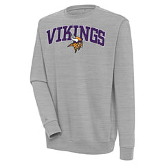 Antigua Victory Chenille Pullover Sweatshirt - Minnesota Vikings Pullover