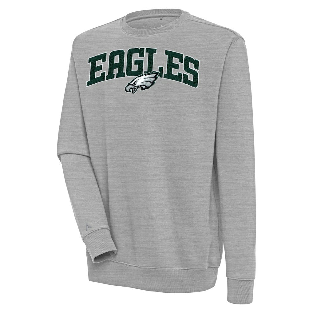 Antigua Victory Chenille Pullover Sweatshirt - Philadelphia Eagles Pullover