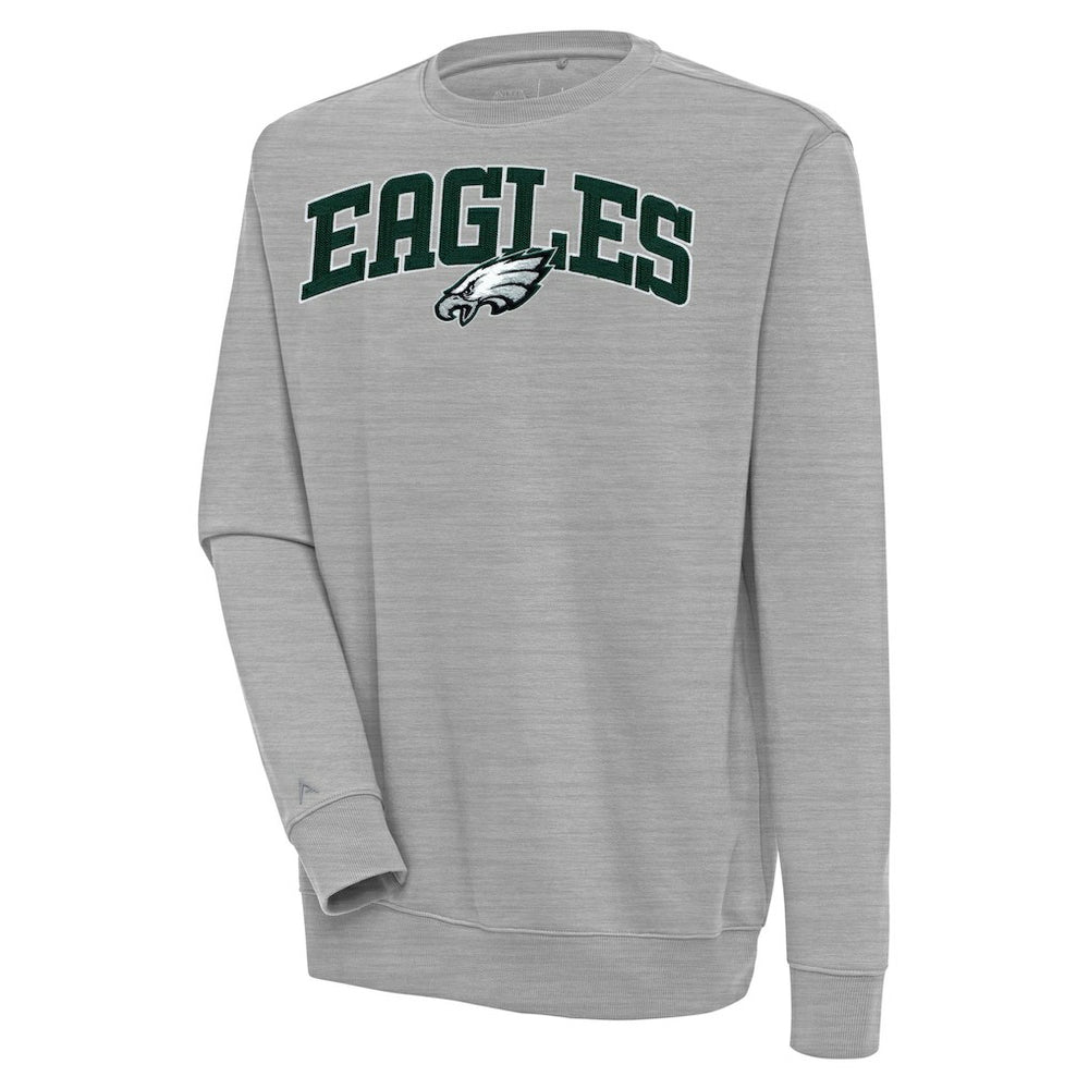 Antigua Victory Chenille Pullover Sweatshirt - Philadelphia Eagles Pullover