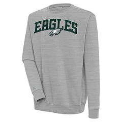 Antigua Victory Chenille Pullover Sweatshirt - Philadelphia Eagles Pullover