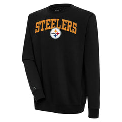 Antigua Victory Chenille Pullover Sweatshirt - Pittsburgh Steelers Pullover