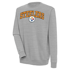 Antigua Victory Chenille Pullover Sweatshirt - Pittsburgh Steelers Pullover