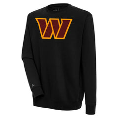 Antigua Victory Chenille Pullover Sweatshirt - Washington Commanders Pullover