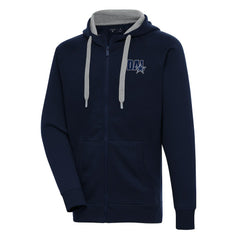 Antigua Victory Full-Zip Hoodie - Dallas Cowboys Hoodies
