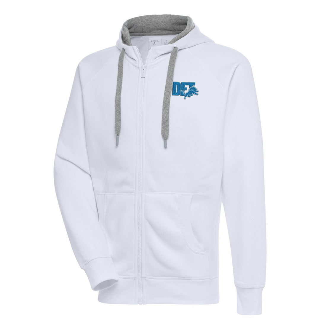 Antigua Victory Full-Zip Hoodie - Detroit Lions Hoodies