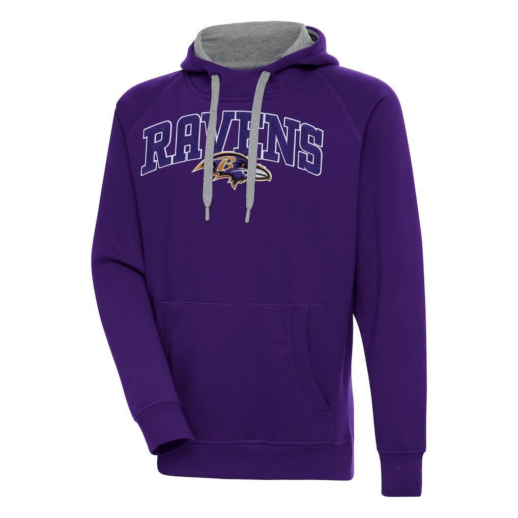 Antigua Victory Pullover Hoodie - Baltimore Ravens Hoodies