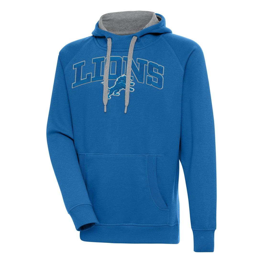 Antigua Victory Pullover Hoodie - Detroit Lions Hoodies