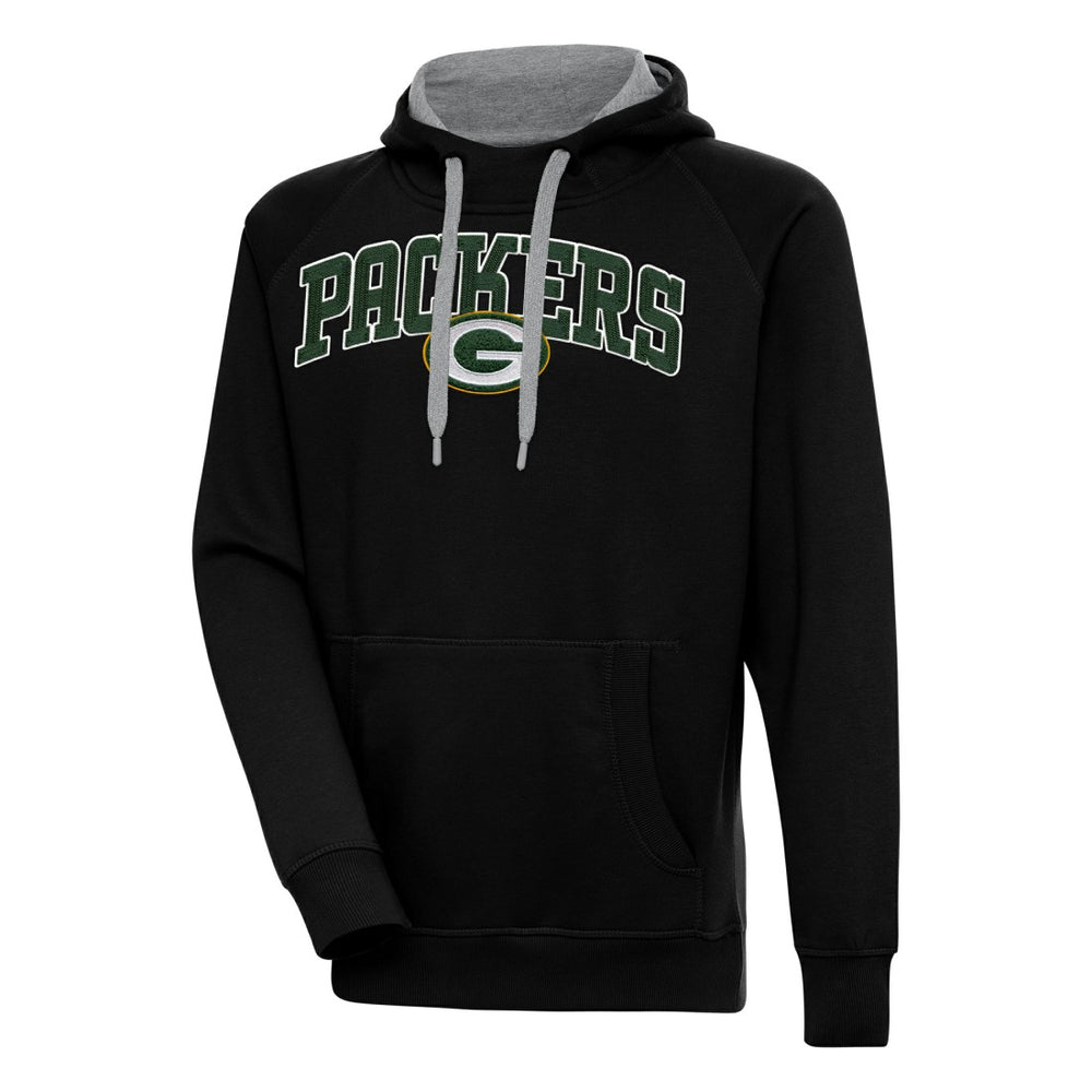 Antigua Victory Pullover Hoodie - Green Bay Packers Hoodies