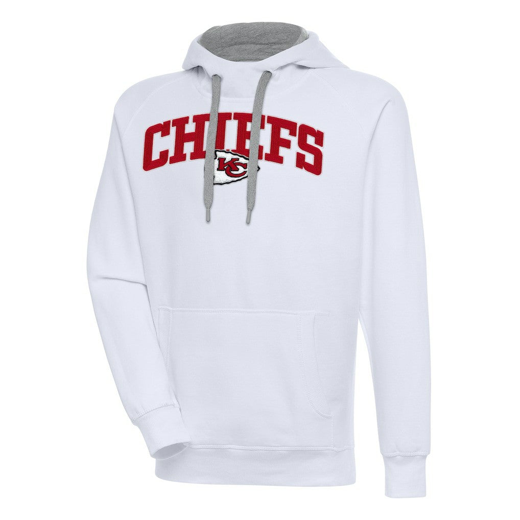 Antigua Victory Pullover Hoodie - Kansas City Chiefs Hoodies