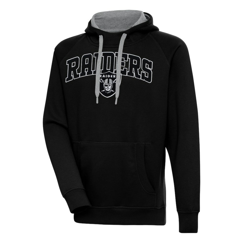 Antigua Victory Pullover Hoodie - Las Vegas Raiders Hoodies