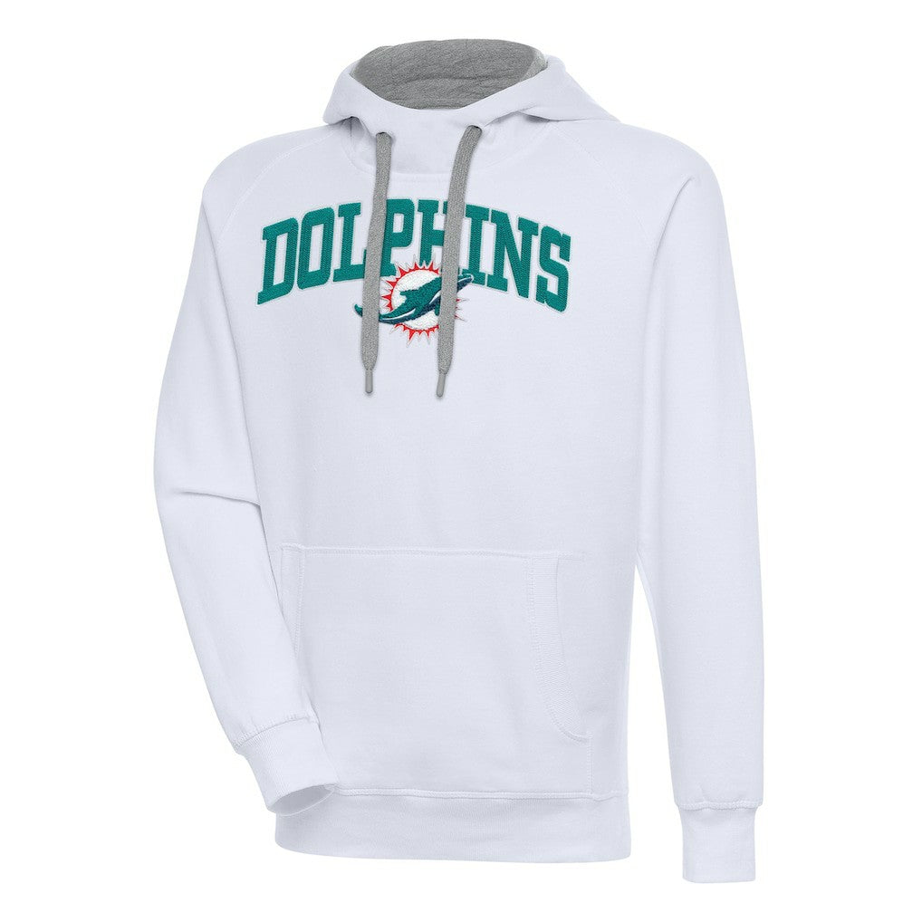 Antigua Victory Pullover Hoodie - Miami Dolphins Hoodies
