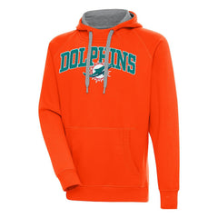 Antigua Victory Pullover Hoodie - Miami Dolphins Hoodies