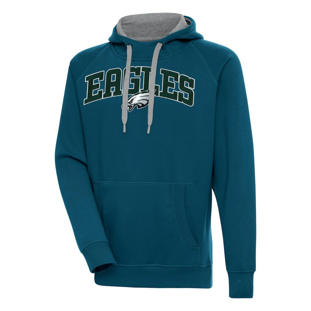 Antigua Victory Pullover Hoodie - Philadelphia Eagles Hoodies