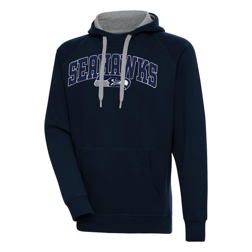 Antigua Victory Pullover Hoodie - Seattle Seahawks Hoodies