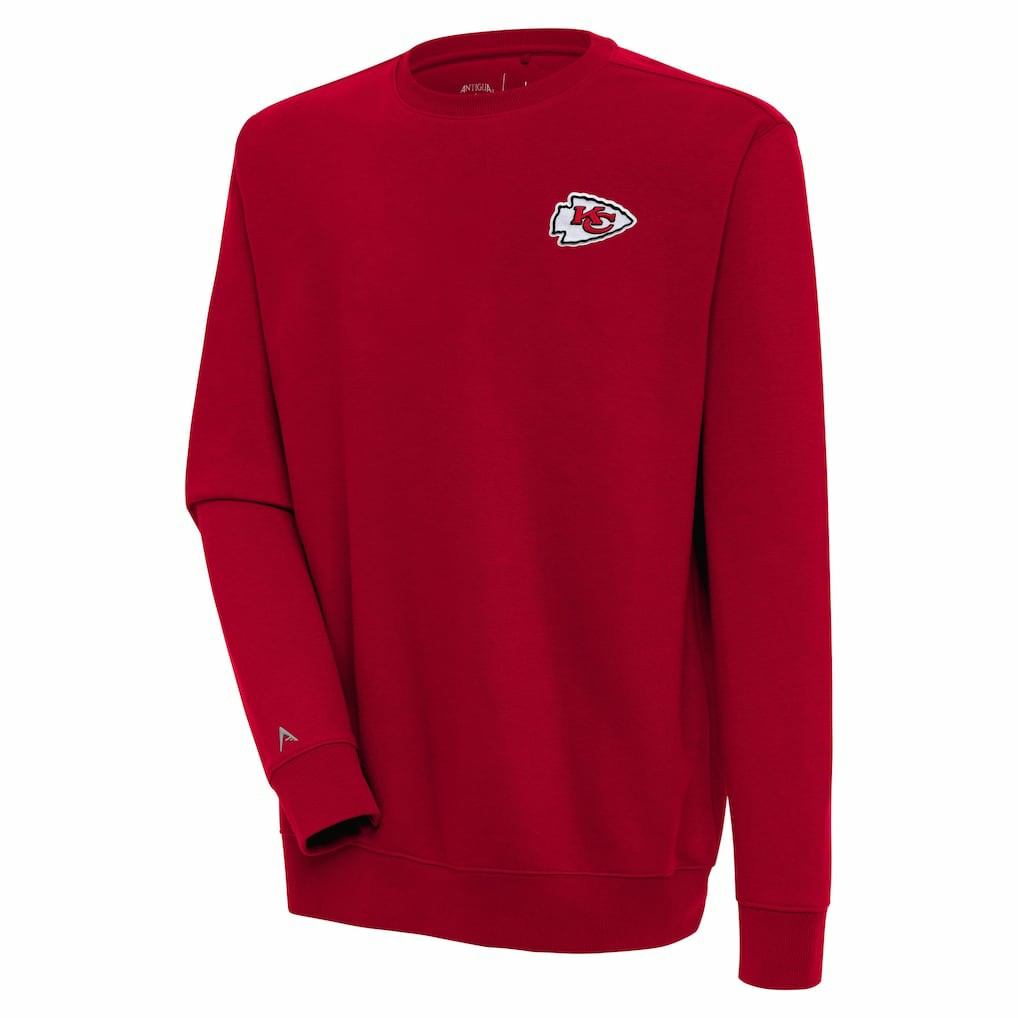 Antigua Victory Pullover Sweatshirt - Kansas City Chiefs Pullover