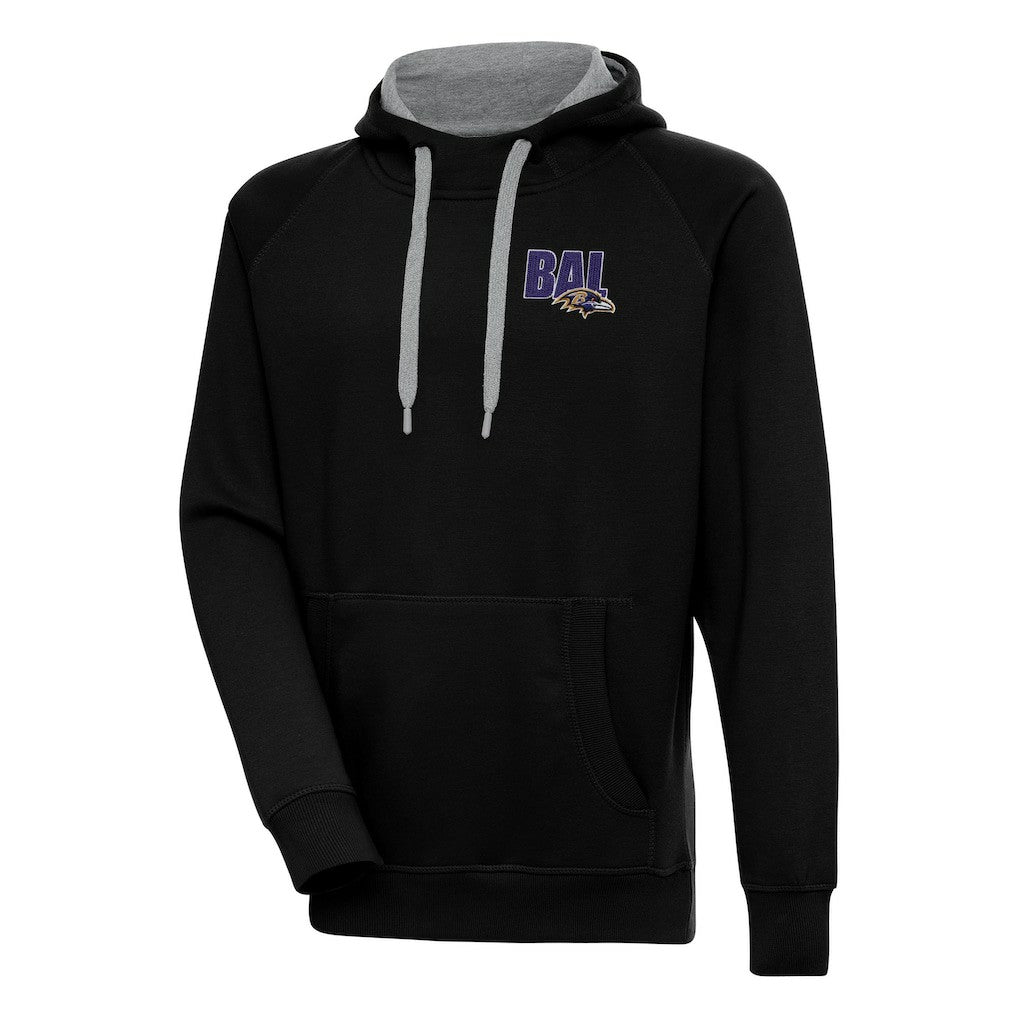Antigua Victory Pullover Hoodie - Baltimore Ravens Hoodies