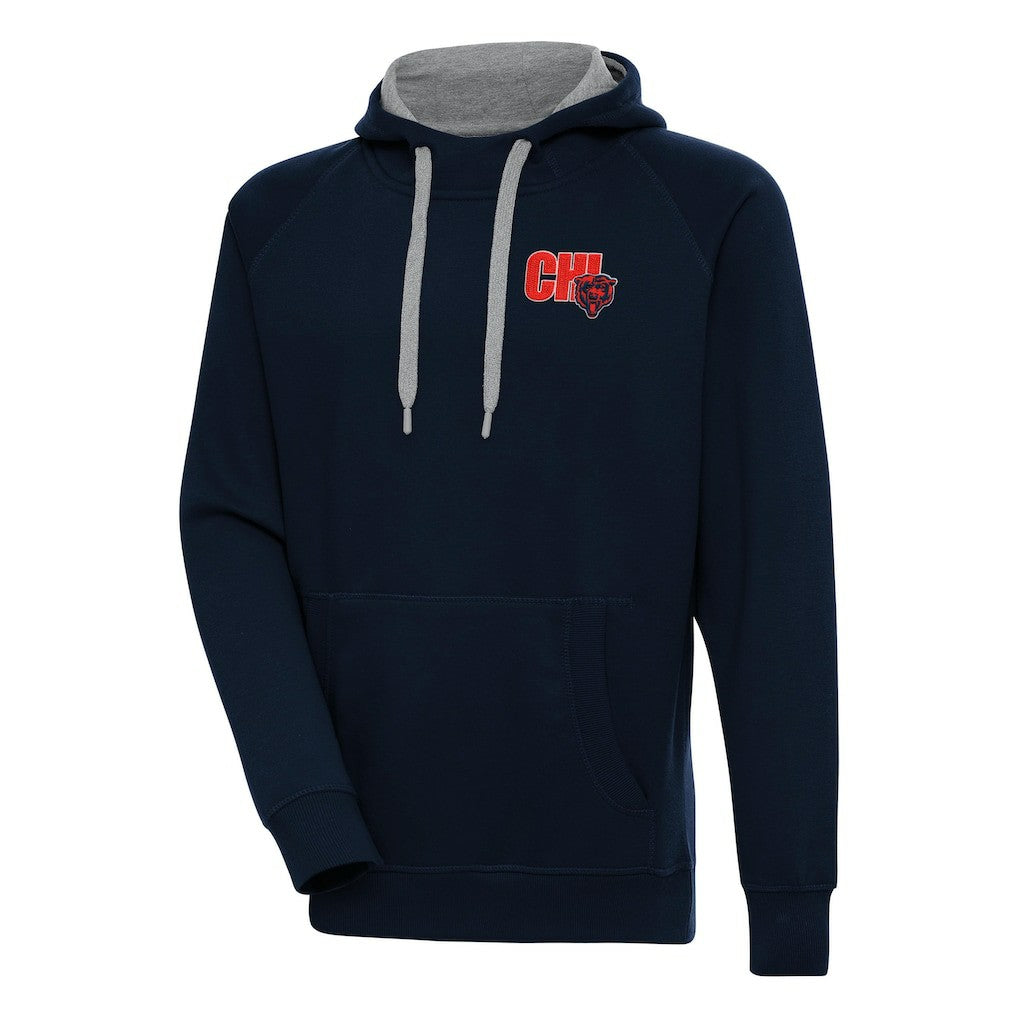 Antigua Victory Pullover Hoodie - Chicago Bears Hoodies
