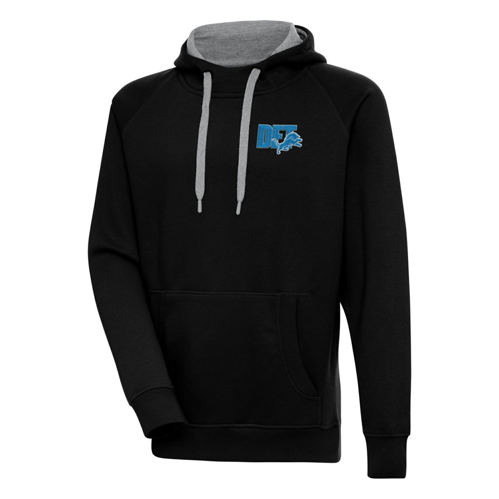 Antigua Victory Pullover Hoodie - Detroit Lions Hoodies