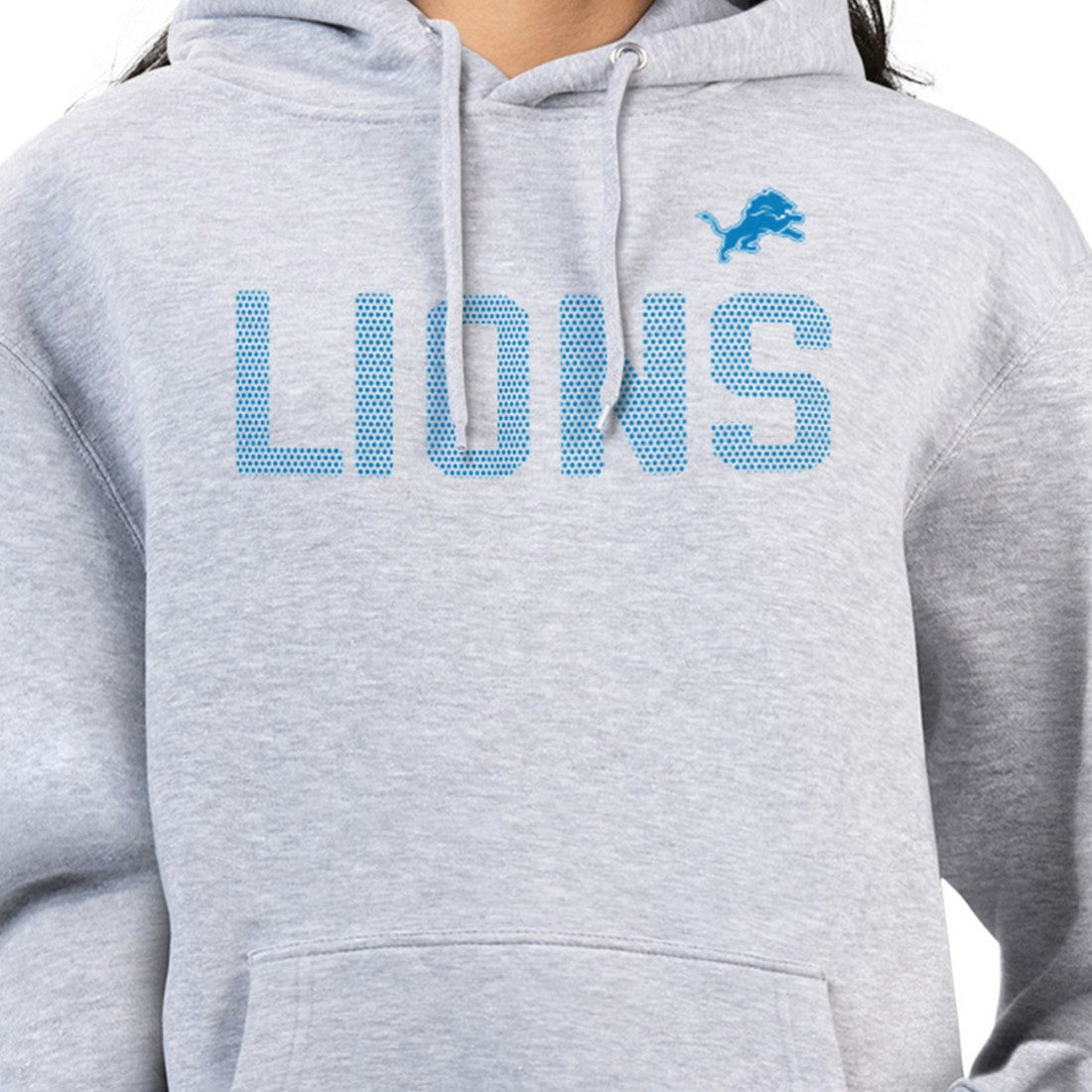 G-III 4Her by Carl Banks Women's Dot Print Pullover Hoodie - Detroit Lions Hoodies