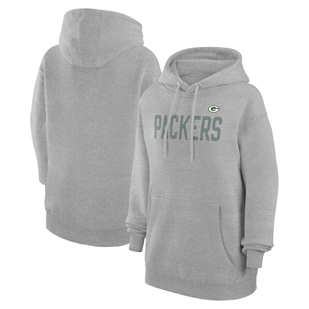G-III 4Her by Carl Banks Women's Dot Print Pullover Hoodie - Green Bay Packers Hoodies