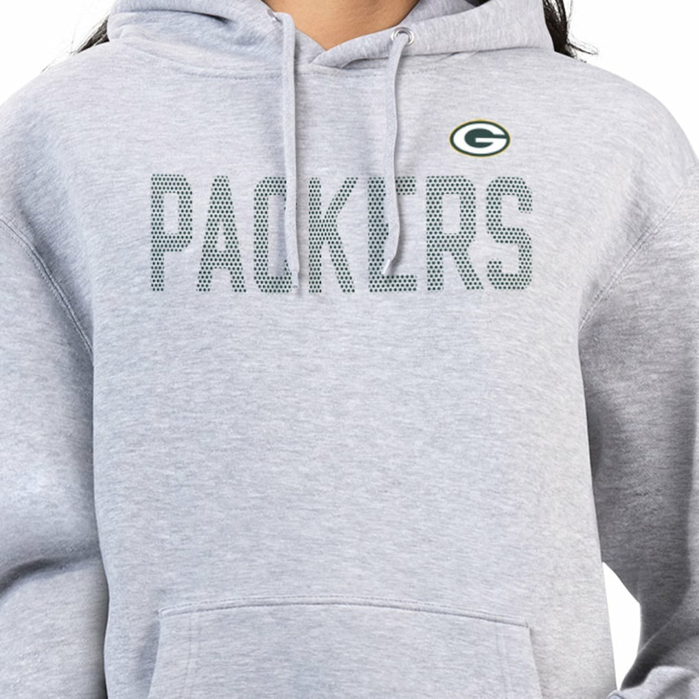 G-III 4Her by Carl Banks Women's Dot Print Pullover Hoodie - Green Bay Packers Hoodies