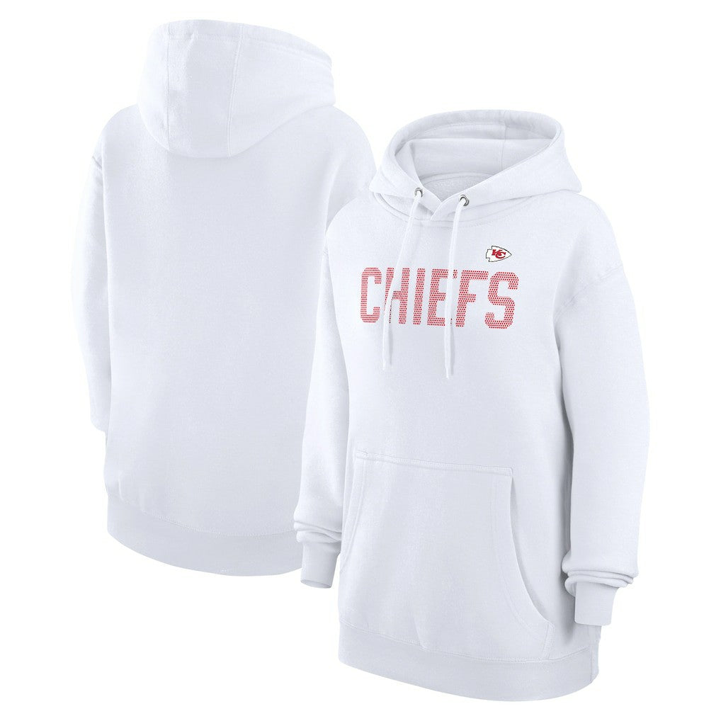 G-III 4Her by Carl Banks Women's Dot Print Pullover Hoodie - Kansas City Chiefs Hoodies