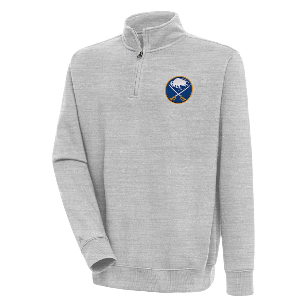 NHL Buffalo Sabres Antigua Victory Quarter-Zip Pullover Top