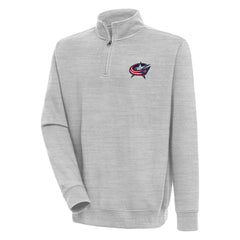 NHL Columbus Blue Jackets Antigua Victory Quarter-Zip Pullover Top