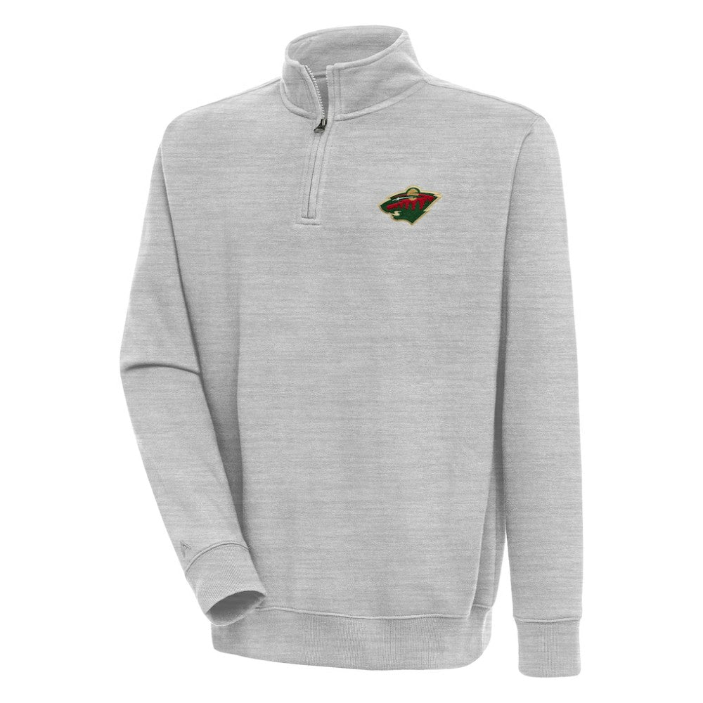 NHL Minnesota Wild Antigua Victory Quarter-Zip Pullover Top