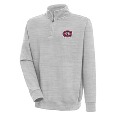 NHL Montreal Canadiens Antigua Victory Quarter-Zip Pullover Top