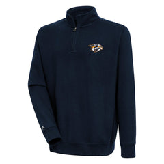 NHL Nashville Predators Antigua Victory Quarter-Zip Pullover Top