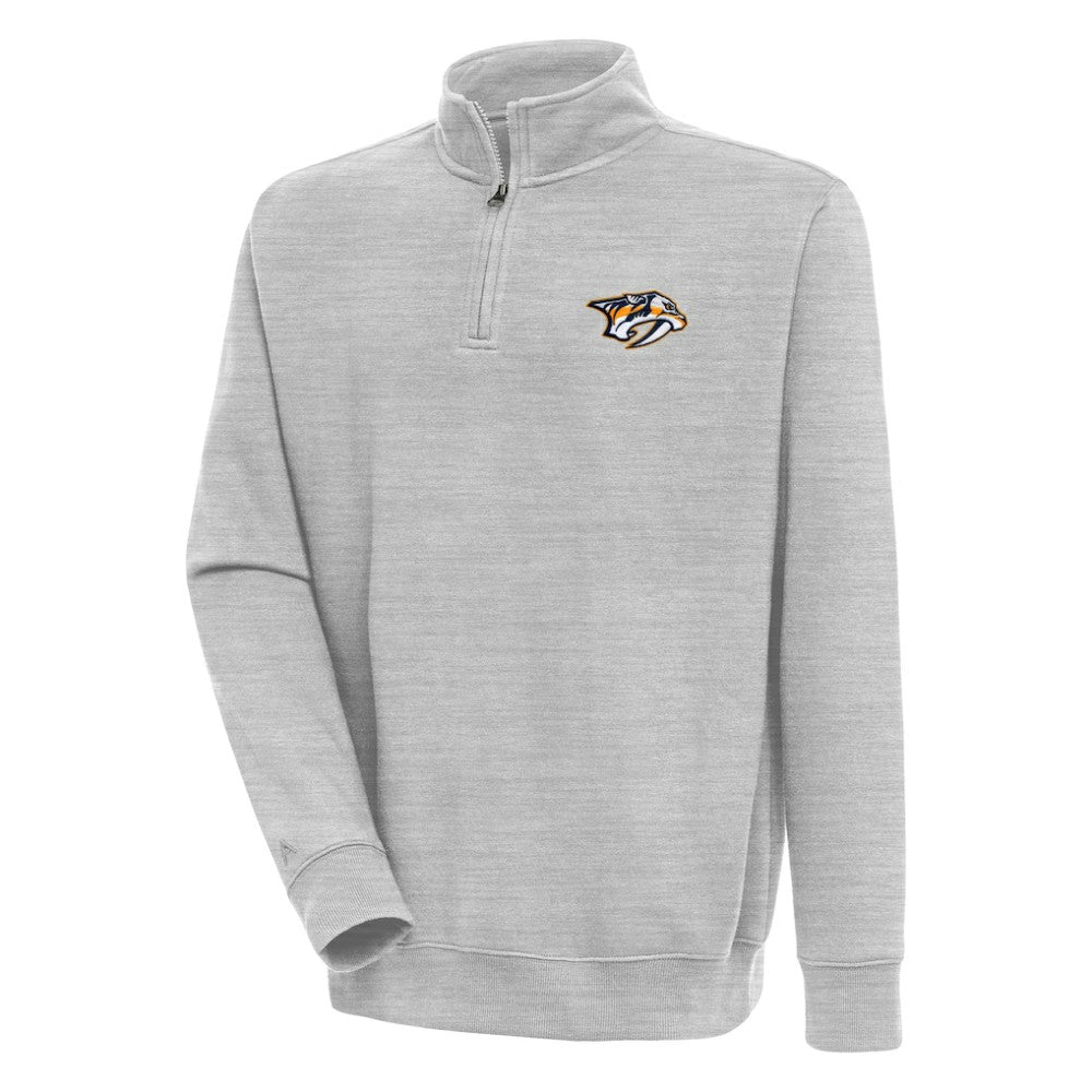NHL Nashville Predators Antigua Victory Quarter-Zip Pullover Top