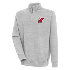 NHL New Jersey Devils Antigua Victory Quarter-Zip Pullover Top