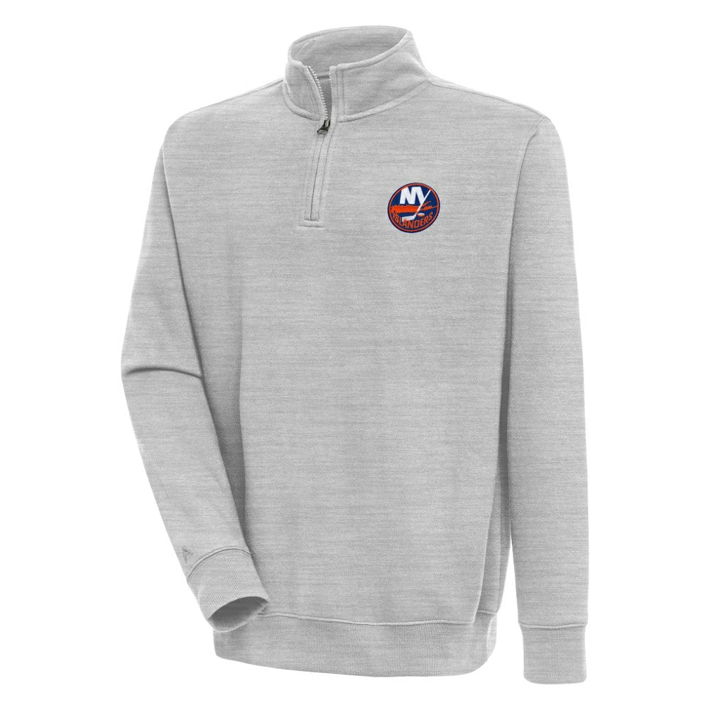 NHL New York Islanders Antigua Victory Quarter-Zip Pullover Top