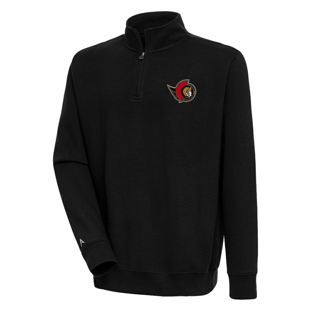NHL Ottawa Senators Antigua Victory Quarter-Zip Pullover Top