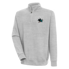 NHL San Jose Sharks Antigua Victory Quarter-Zip Pullover Top