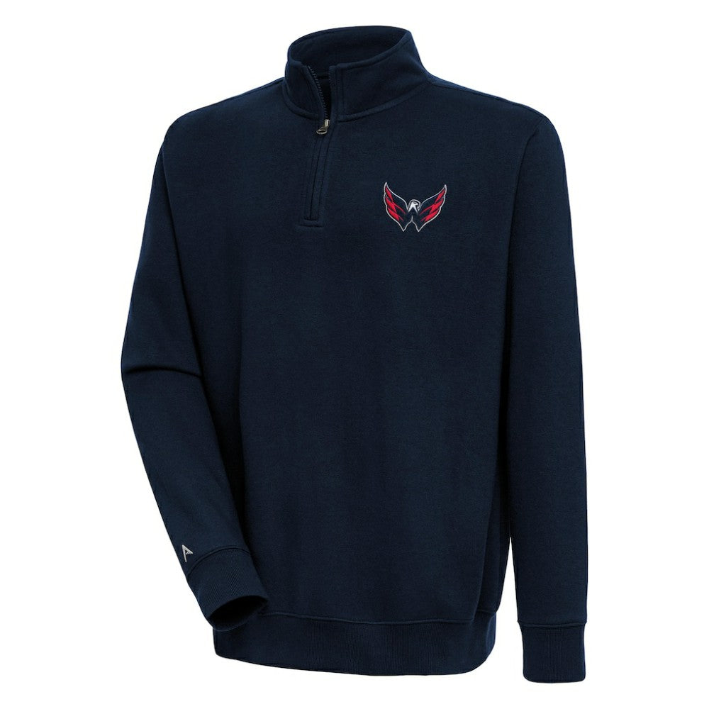 NHL Washington Capitals Antigua Victory Quarter-Zip Pullover Top