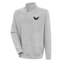 NHL Washington Capitals Antigua Victory Quarter-Zip Pullover Top